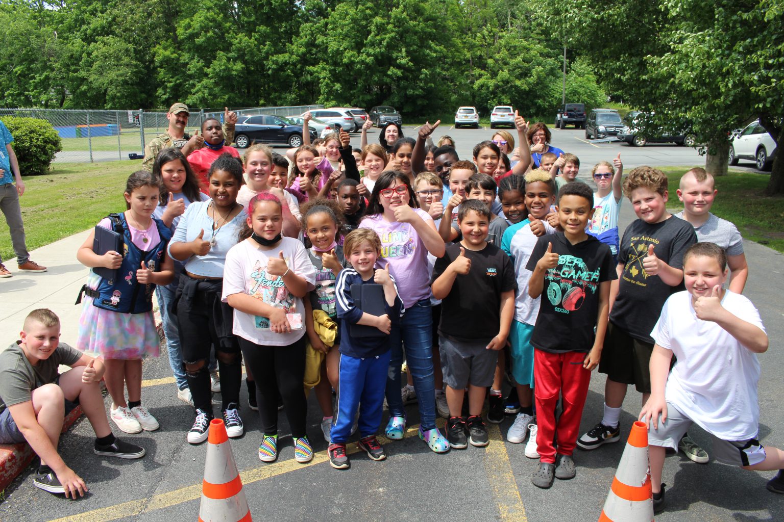 Chase students tour the BearCat - Monticello Central School District