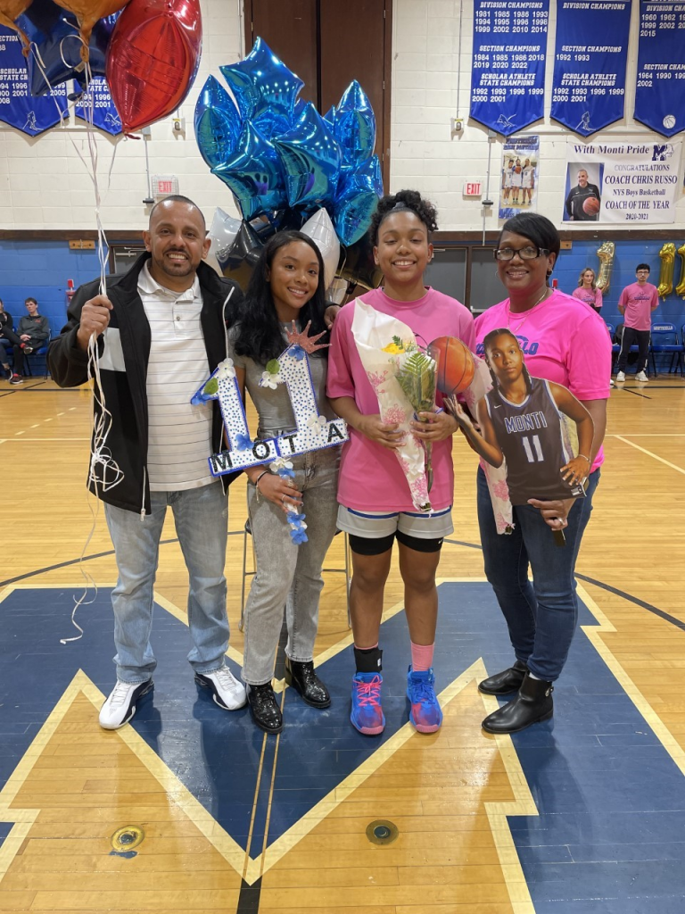 Varsity girls basketball team celebrates senior night - Monticello ...